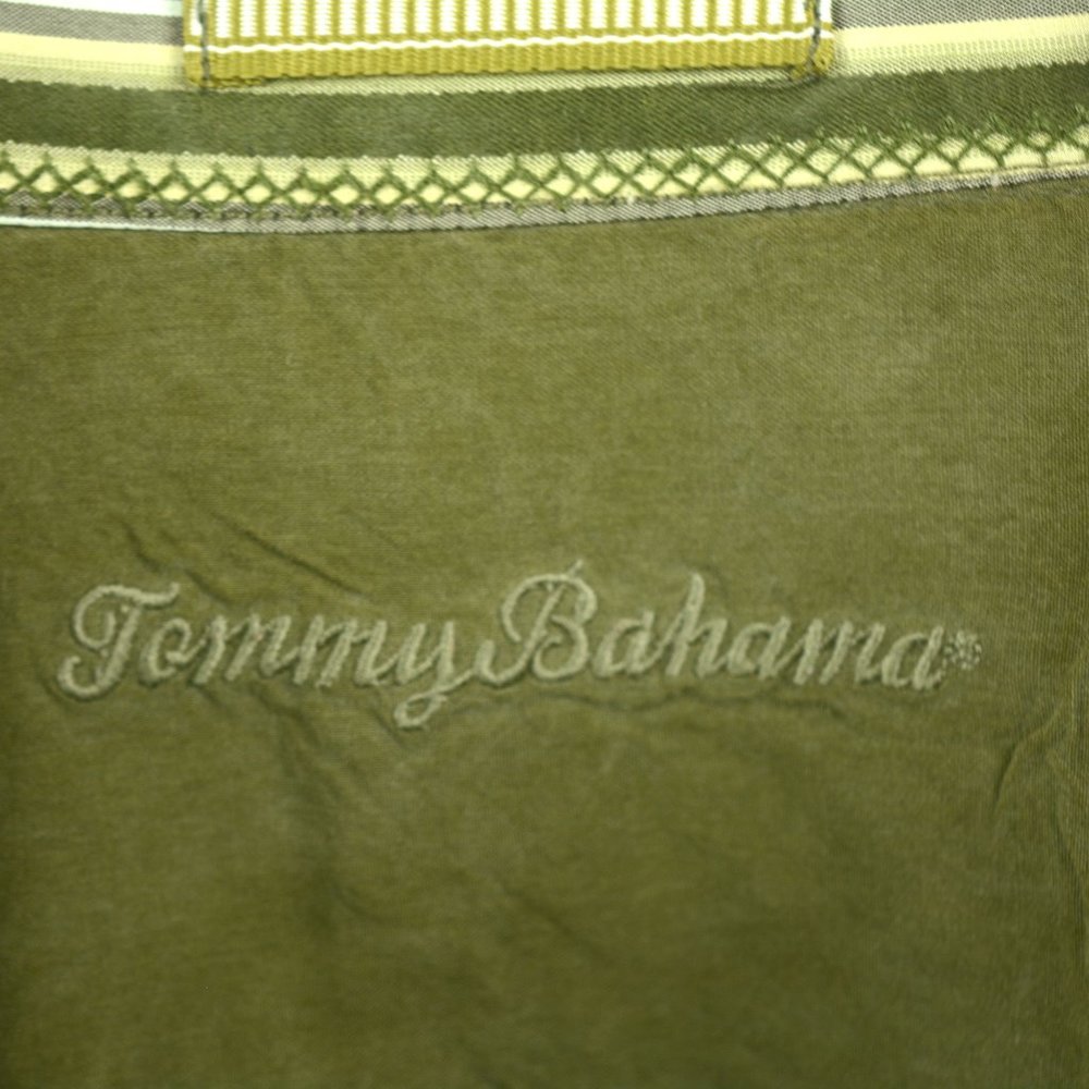 Mens Tommy Bahama Long Sleeve Silk Shirt Medium - Picture 7 of 11